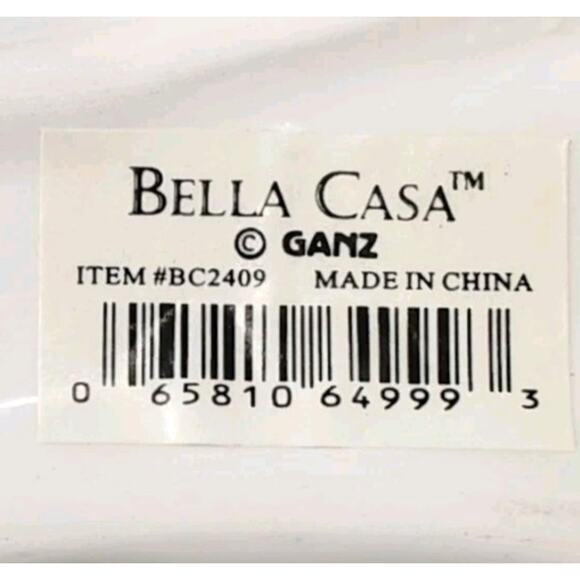 Bella Casa By Ganz Olive Boat Tray Server Ceramic Dish Appetizer Charcuterie - Picture 10 of 12
